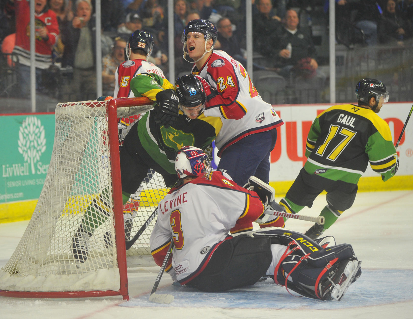 Quad City Storm vs Peoria Rivermen hockey